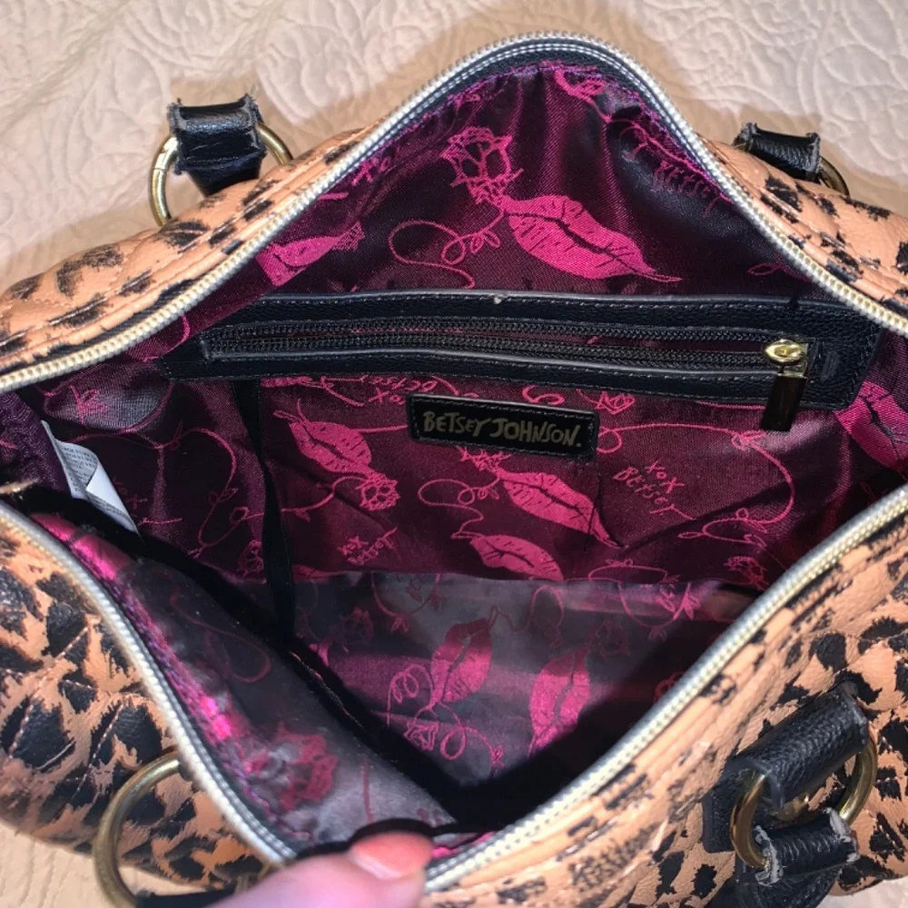 Betsey Johnson Animal Print Purse - Picture 2 of 2
